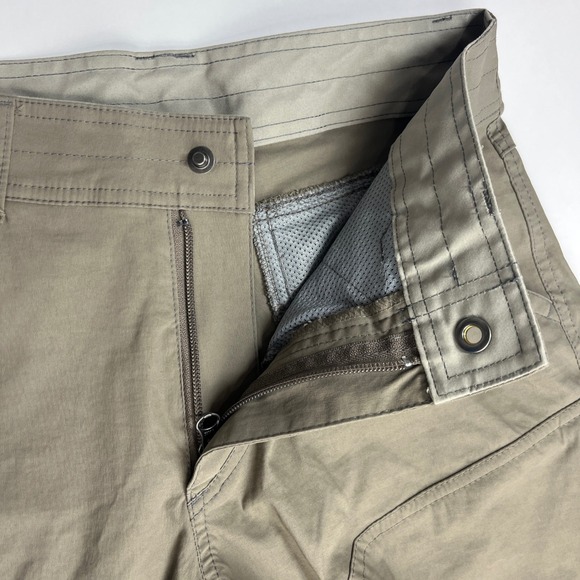 KUHL Renegade Shorts Mens Size 30 Khaki Tan Style 5121 Hiking 9.5 inseam Camping - Picture 6 of 15